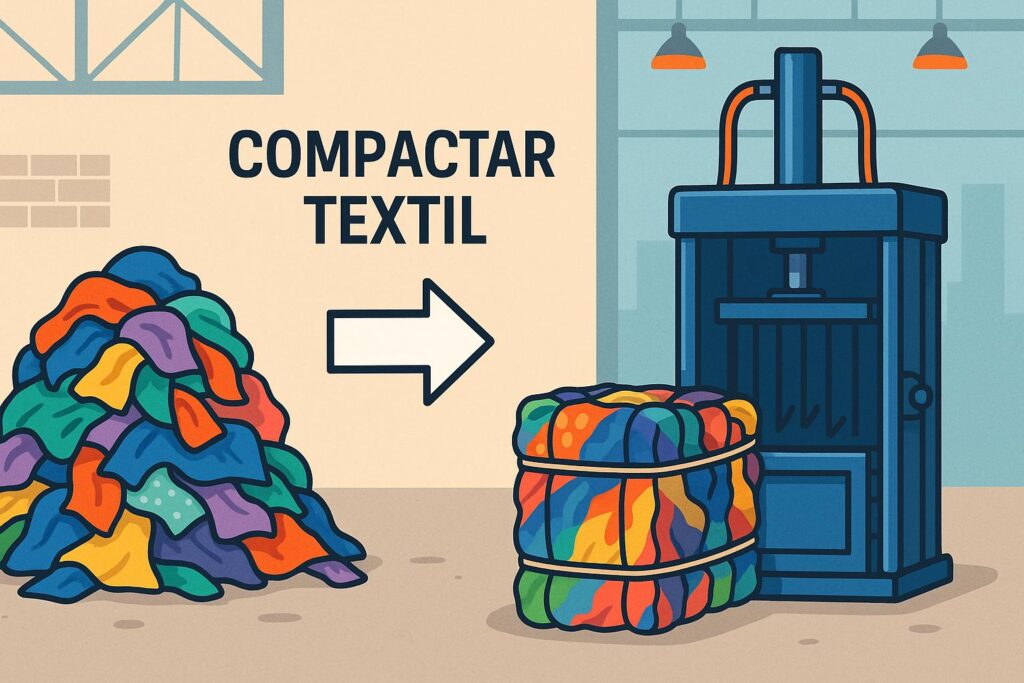Beneficios de compactar el textil