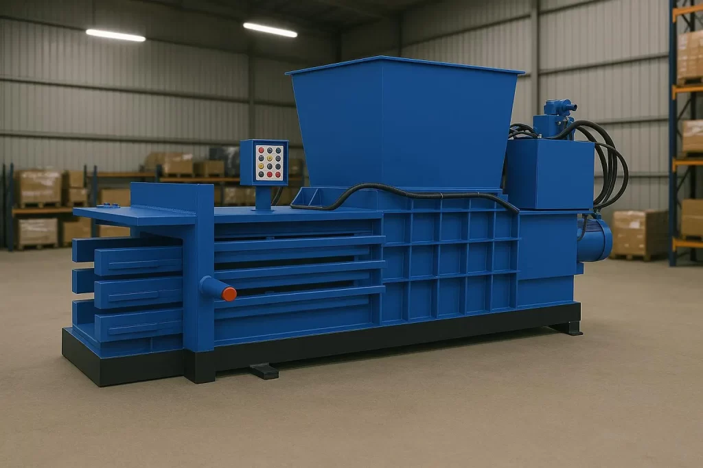 Prensa hidráulica de PET Horizontal para Reciclaje